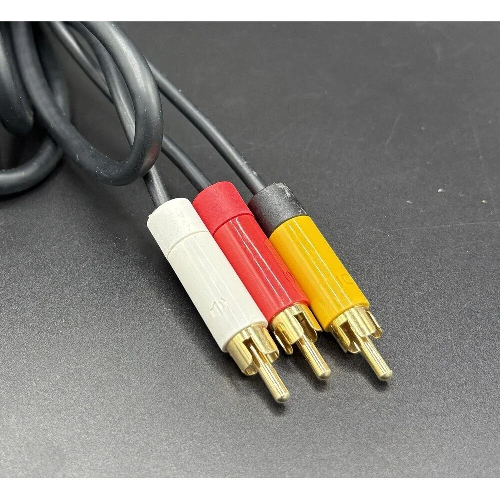 Genuine Microsoft Xbox 360 Composite Video A/V Cable X821376-002 X821376-001